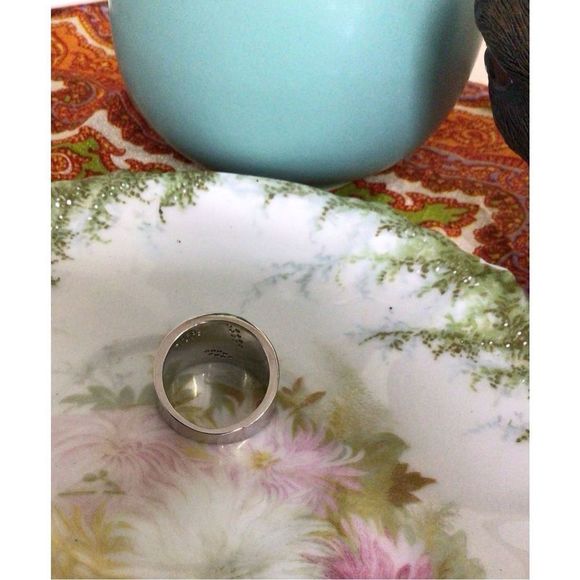 NEW Elegant Bohemian Style Ring Silver Plated Zircon Leaf Pattern Ring Size 8 🍃 - Picture 14 of 16